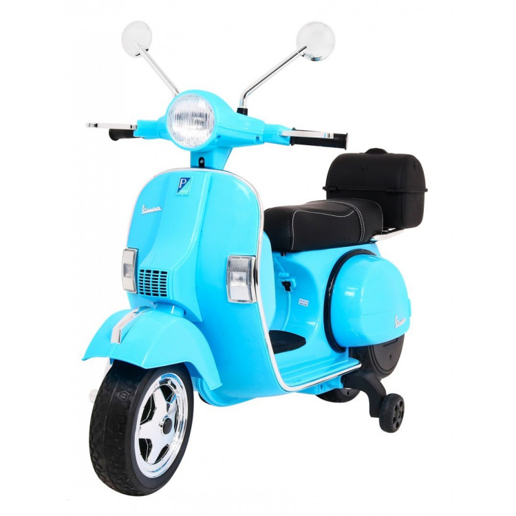 Elektrická motorka Vespa - modrá